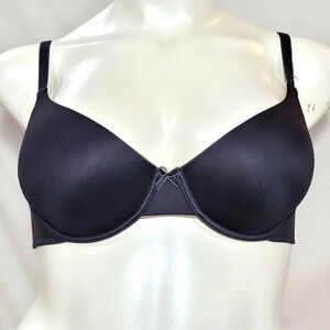 32B Maidenform 9402 Comfort Devotion Demi UW Bra Black‎ NWT